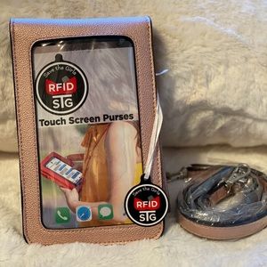 Save The Girls Metro Rose Gold Wallet with Strap